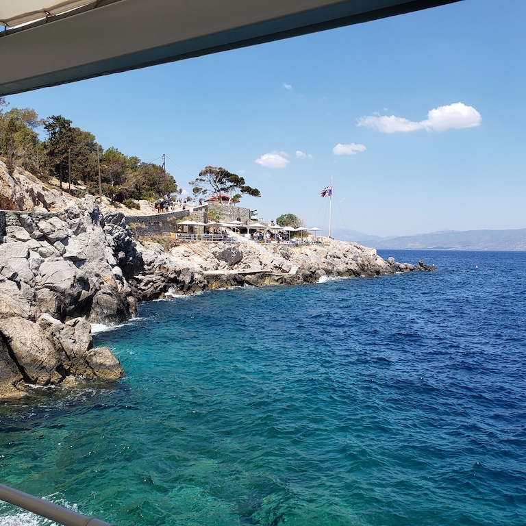 Mediterranean Sea off the coast of Greece.